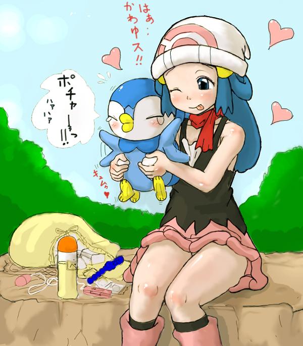hikari_(pokemon) molestation nintendo piplup pokemon translation_request
