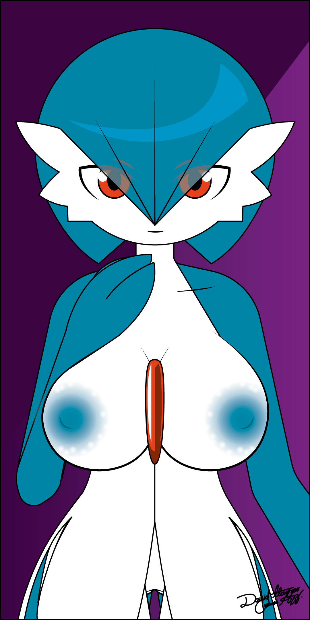 2019 big_breasts blue_hair breasts digital_media_(artwork) dipgd female free gardevoir hair humanoid nintendo nipples nude pok&eacute;mon pok&eacute;mon_(species) shiny shiny_pok&eacute;mon simple_background video_games