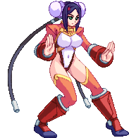 animated animated_gif aq_interactive arcana_heart atlus examu gif lowres mei-fang pixel_art pose sprite