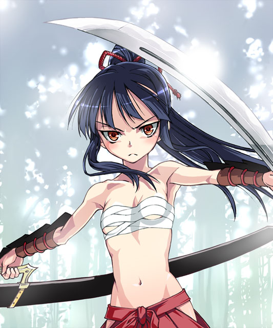 bushidou_(sekaiju) katana sarashi satou_atsuki sekaiju_no_meikyuu sheath solo sword weapon