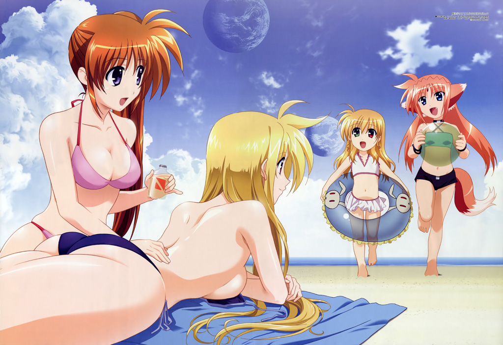 arf fate_testarossa lyrical_nanoha mahou_shoujo_lyrical_nanoha mahou_shoujo_lyrical_nanoha_strikers takamachi_nanoha vivio