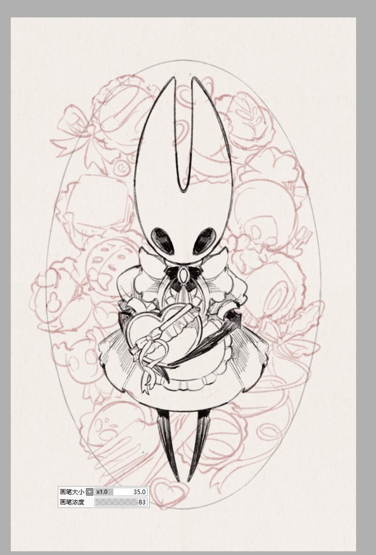 1girl alternate_costume apron bow bowtie box dress enmaided fioco_virus full_body greyscale heart-shaped_box hollow_eyes hollow_knight hornet_(hollow_knight) horns looking_at_viewer maid monochrome puffy_short_sleeves puffy_sleeves short_sleeves solo translation_request unfinished waist_apron