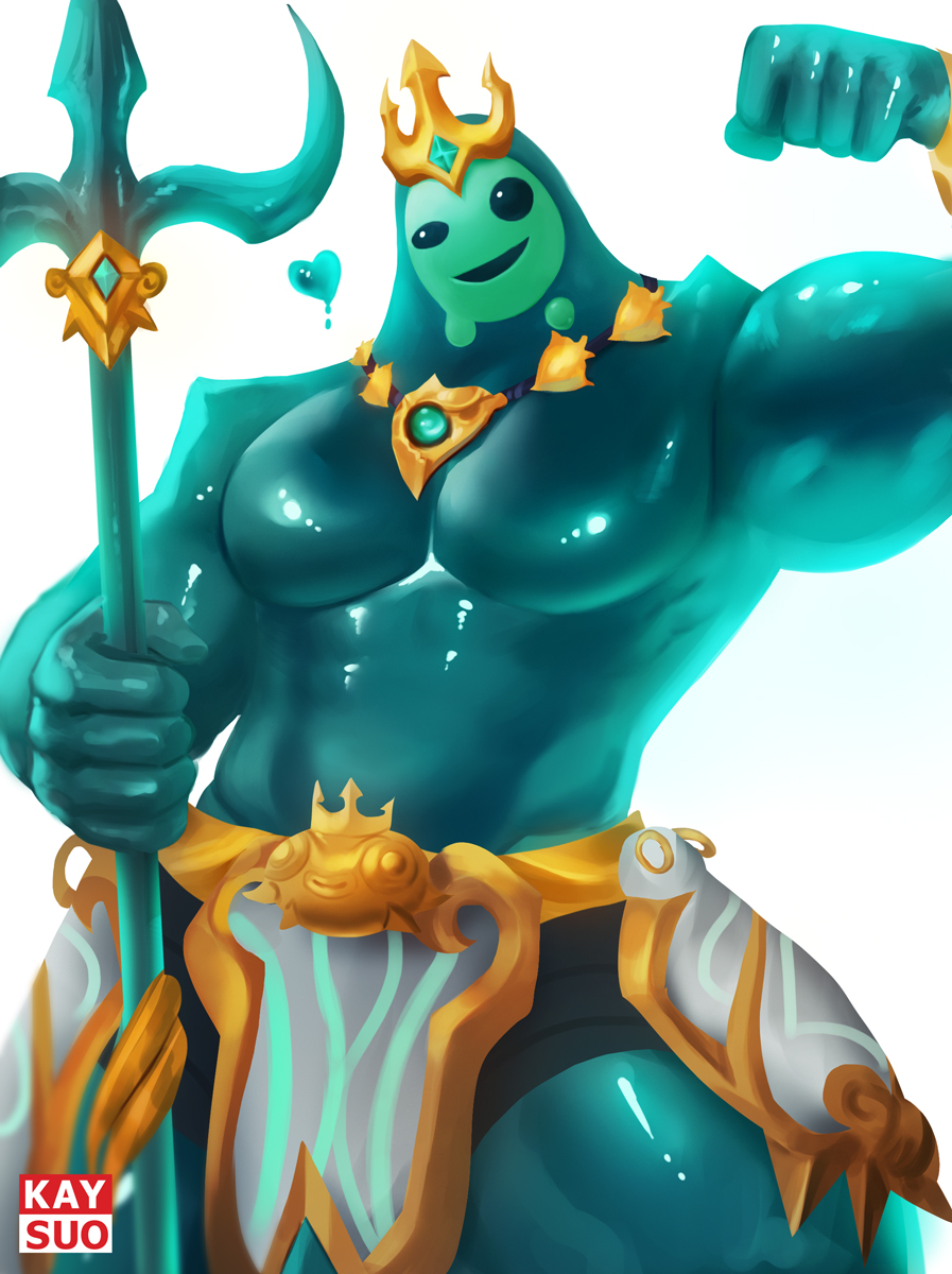 abs barazoku big_pecs clothed clothing digital_media_(artwork) epic_games fortnite glistening glistening_body goo_creature goo_humanoid heart_symbol hi_res huge_thighs humanoid kaysuoae looking_at_viewer male manly muscular muscular_arms muscular_humanoid muscular_legs muscular_male muscular_thighs not_furry pecs poseidon_(fortnite) rippley_(fortnite) seductive shirtless shirtless_male solo thick_thighs