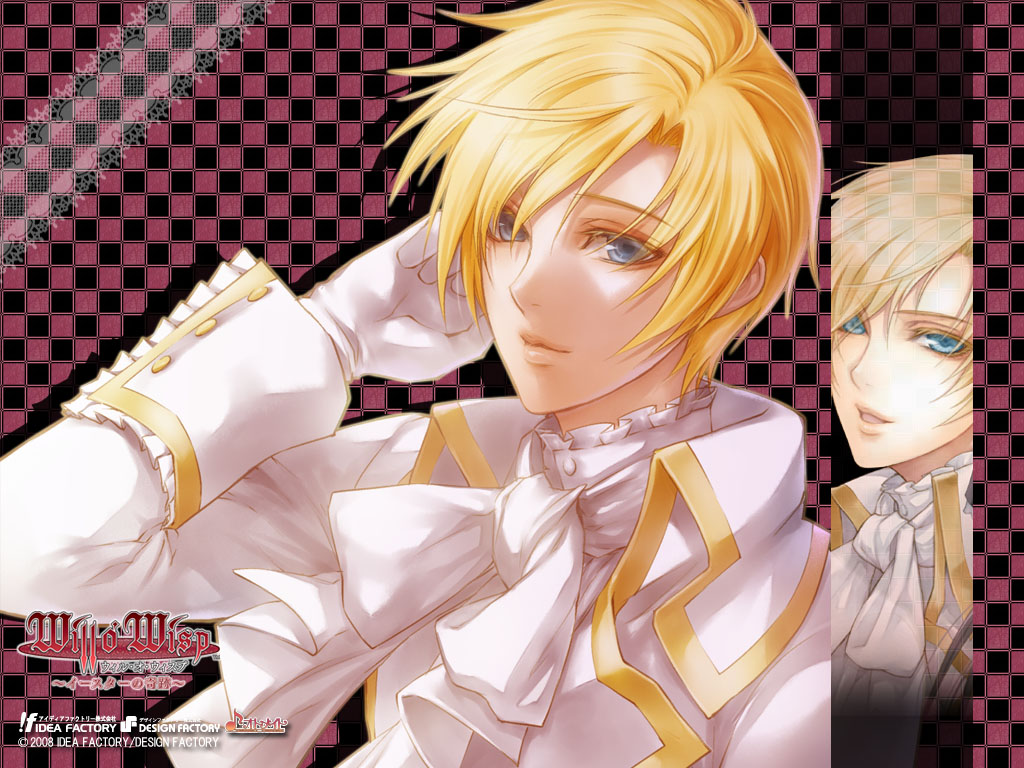 blonde_hair blue_eyes gloves hobblrdy male_focus solo will_o'_wisp_(game)