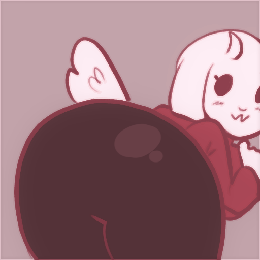 anthro big_butt blush boss_monster bovid butt butt_focus caprine chibi clothed clothing darkriallet digital_media_(artwork) female fully_clothed fur goat looking_at_viewer mammal presenting presenting_hindquarters solo toriel undertale video_games white_fur
