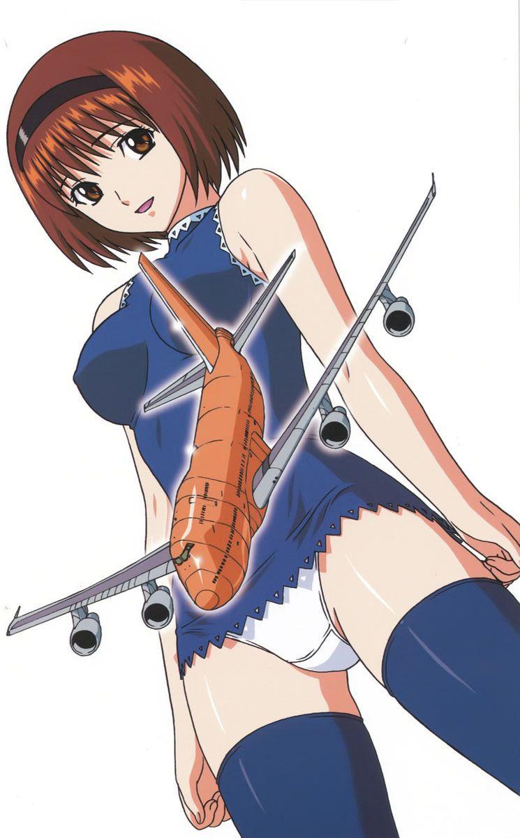 747_(airplane) aircraft airplane artist_request headband highres jpeg_artifacts original panties personification solo thighhighs underwear