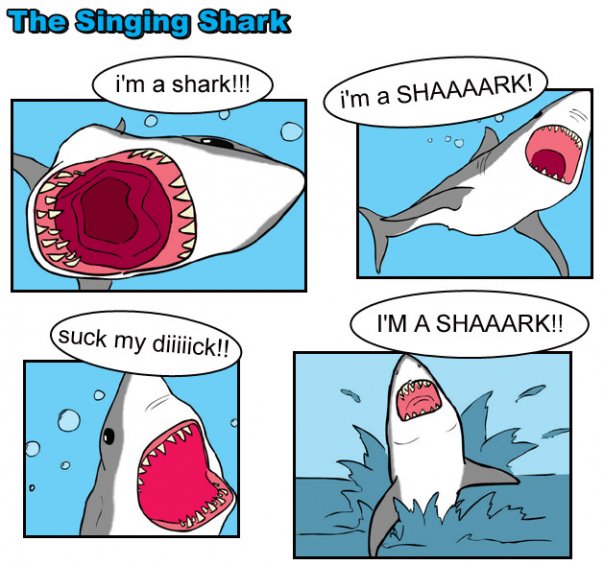 bubbles comic dialogue gills marine open_mouth shark shark_week teeth