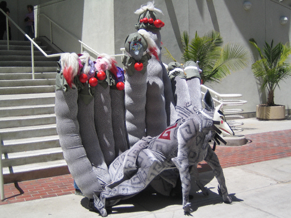 canine cosplay fox fursuit just_no kitsune multiple_tails nine_tails photo real tail what ōkami