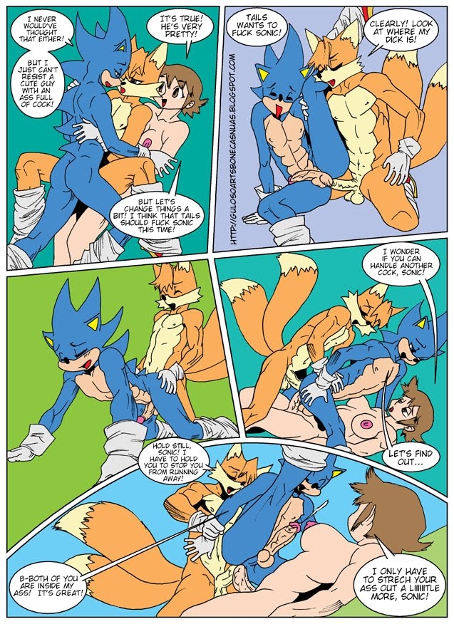 anal_penetration anthro breasts chris_thorndyke comic crossgender dickgirl double_anal double_penetration english_text erection fellatio gay hedgehog intersex male mammal oral oral_sex penetration penis sega sex sonic_(series) sonic_the_hedgehog tails text transgender unknown_artist