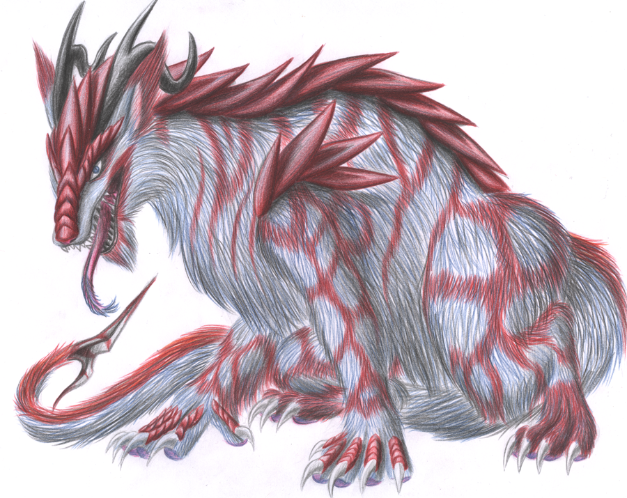 alien claws dragon hair horns male ratte scalie solo tongue