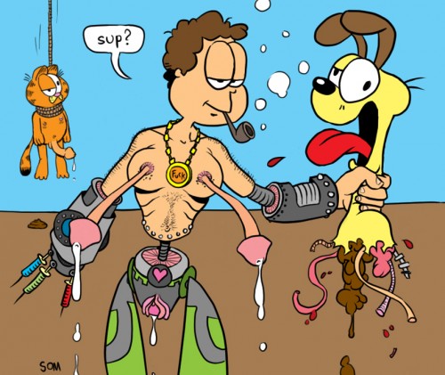 &hearts; asphyxiation cannot_be_unseen dicknipples erection garfield guro i_did_it_for_the_lulz nightmare_fuel odie penis pussy rule_34 scat tail there_goes_my_childhood what what_has_science_done what_is_this_i_don't_even where_is_your_god_now