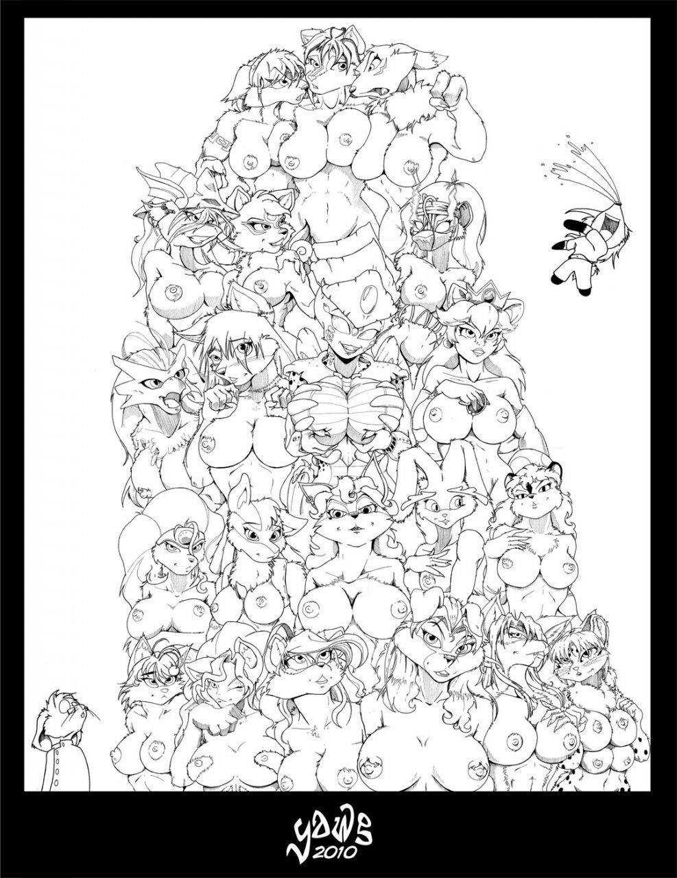 2010 amaterasu big_breasts blaziken breasts bucky_o'hare burmecian canine carmelita_fox cat darkstalkers deity denise_(yawg) digimon felicia_(darkstalkers) feline female final_fantasy final_fantasy_ix fox freya_crescent group ink-eyes jenny jetta kirara krystal lopunny lucario magic_the_gathering male mario_bros moogle multi_breast nosebleed nude pok&eacute;mon princess princess_peach rat renamon rodent royalty skunk sly_cooper_(series) star_fox tyranid video_games wolf yawg ōkami