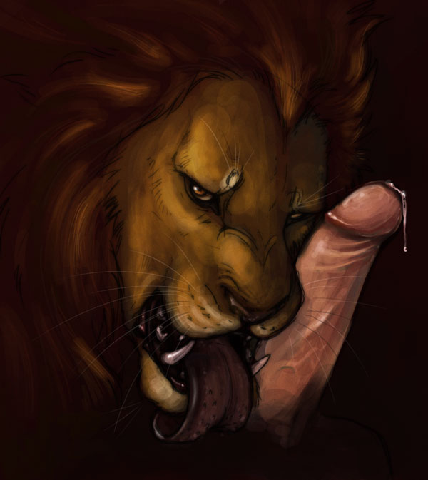 bestiality cum danger disembodied_penis erection fangs feline fellatio feral first_person_view frrit gay human human_on_feral humanoid_penis interspecies licking lion looking_at_viewer male mammal oral oral_sex penis sex teasing tongue trust trusting wild