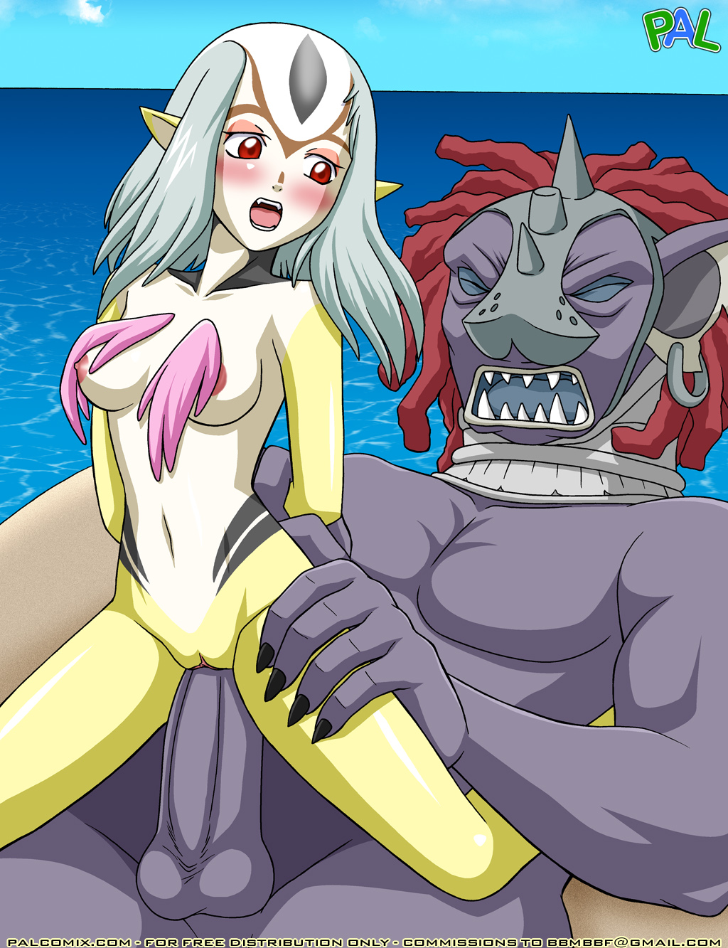 blue_submarine_no._6 female male monster monster_girl monstergirl mutio palcomix penis pussy red_eyes sex straight verg