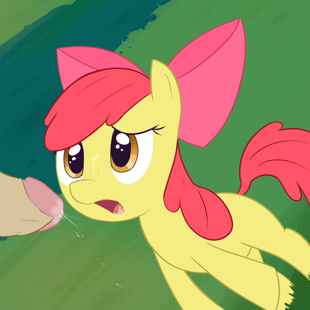 apple_bloom apple_bloom_(mlp) bestiality cub disembodied_penis equine fellatio female feral friendship_is_magic horse human interspecies male mammal my_little_pony oral oral_sex penis pony sex straight thegalen young