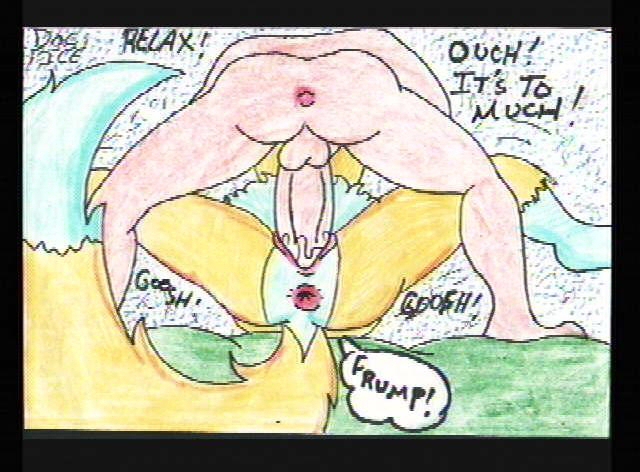 anus butt canine digimon doc_icenogle duo female fox mammal penis pussy renamon story