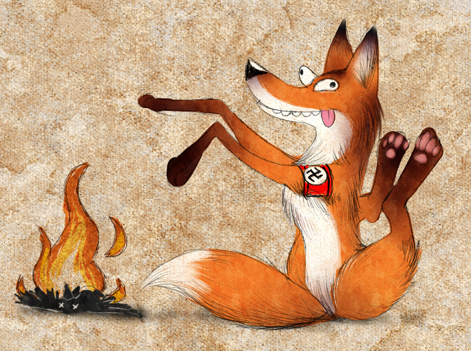 bird canine death feral fire fox mammal nazi owwwwwwwwwwwwwwwwwwo parody solo teeth