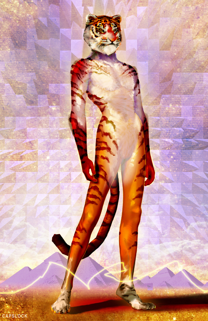 cat feline fur male mammal natre orange orange_fur realistic skinny solo stripes tiger