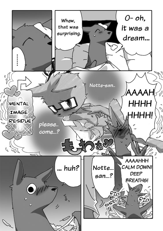 comic daihatsu deer english_text eyewear gay glasses greyscale hard_translated japanese_text kakukaku kangaroo kensan male mammal marsupial monochrome nissan nottesan rule_34 shikajika text the_very_definition_of_a_tragedy