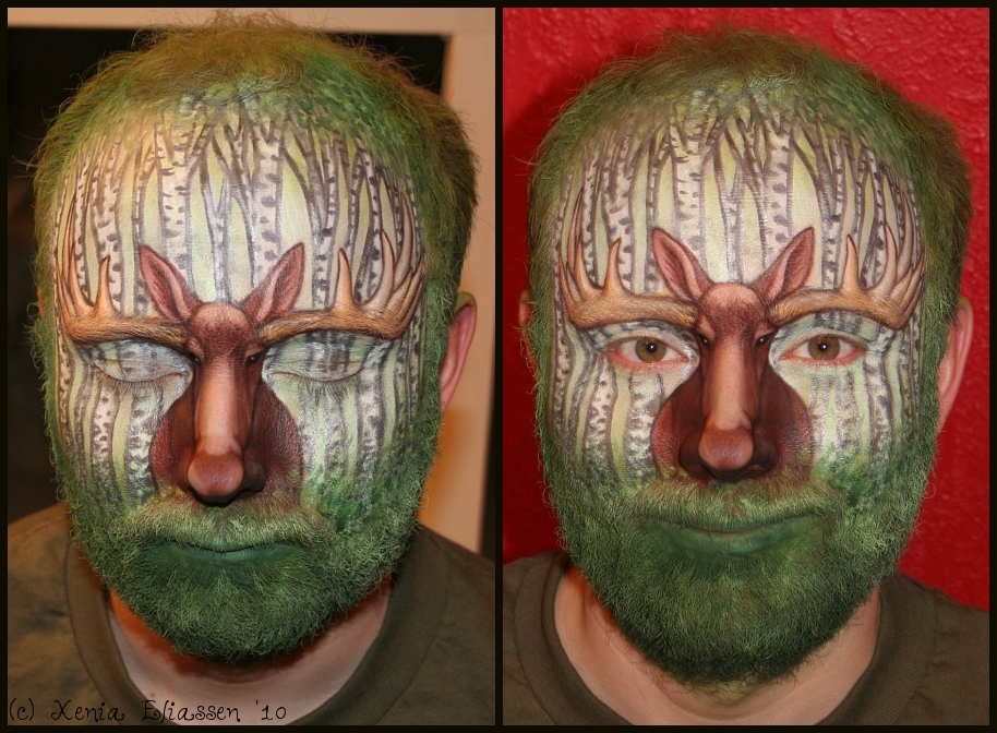 beard before_and_after chia chia_pet eyes_closed eyes_open facepaint green green_hair green_man human nightmare_fuel photo real swandog what what_has_science_done what_is_this_i_don't_even