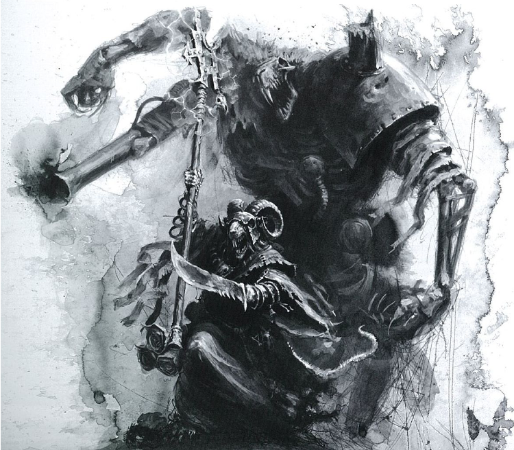 attack attacking boneripper cannon construct evil fantasy giant grey_seer gun hammer horns magic medieval monochrome ogre polearm rat rat_ogre robe robes rodent scrolls skaven skull sorceror staff sword thanquol undead warhammer warhammer_fantasy warhammer_fantasy_battle weapon