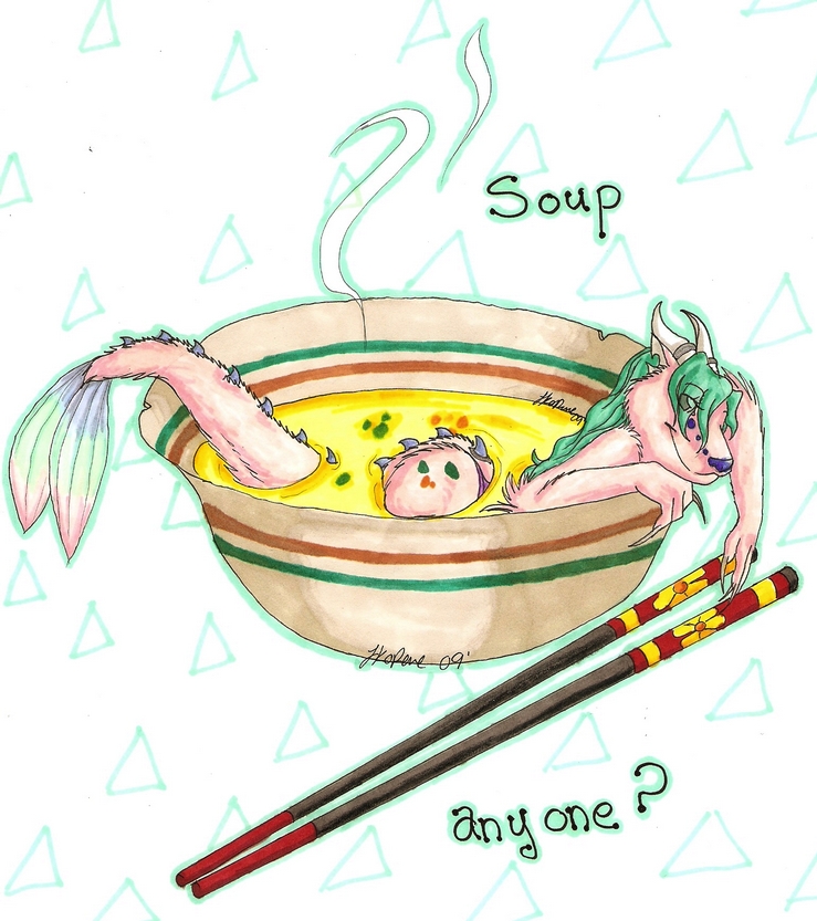 aquatic chopsticks feragator fins fur green iko ikorane mir pink soup