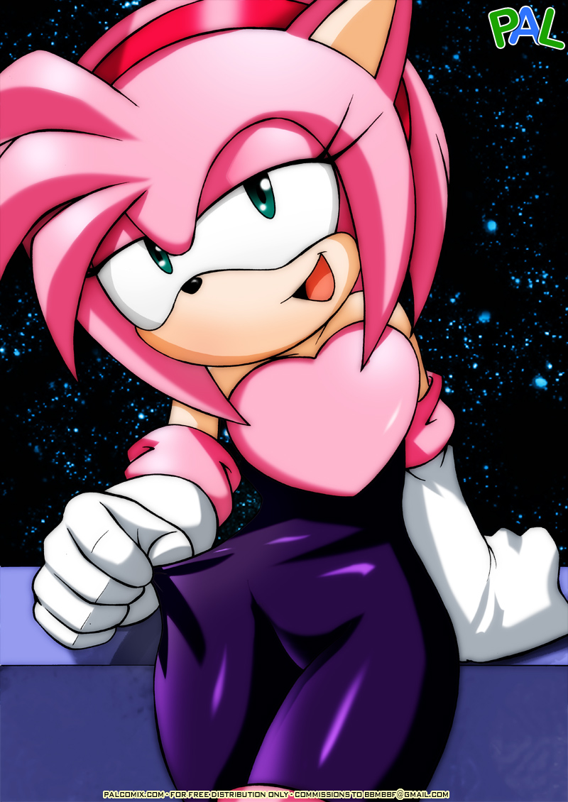 amy_rose bbmbbf cosplay female hedgehog palcomix rouge_the_bat solo sonic_(series)