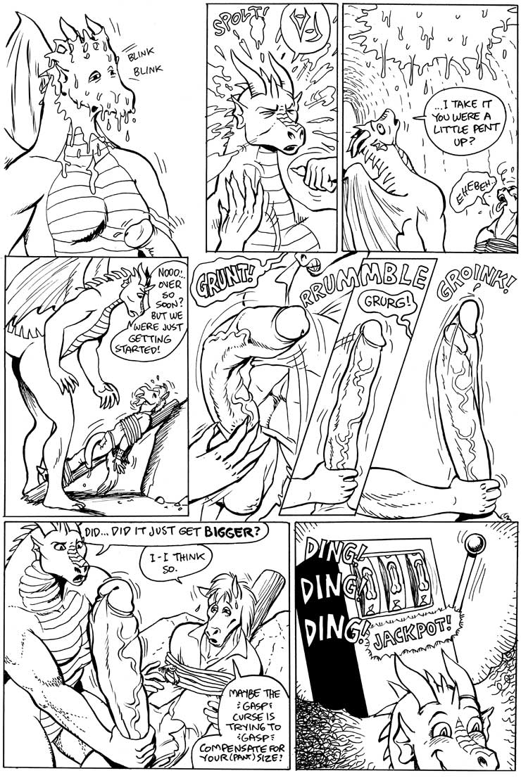 2010 comic dragon equine female here_there_be_dragons horns horse huge_penis hyper karno male muscles penis scalie size_difference straight tail