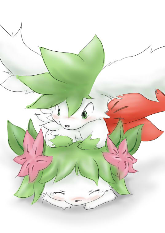 land_form pok&eacute;mon shaymin shaymin_(sky_form) tatsumaru tears