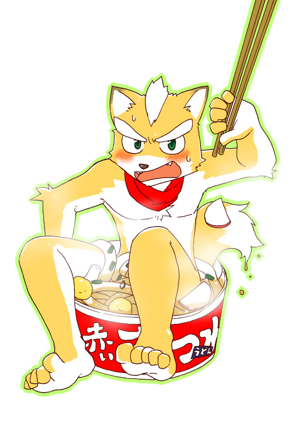 bath canine food fox micro nude solo soup star_fox video_games