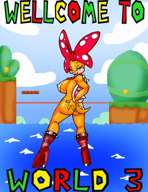 boots bow breasts butt female koopa koopalings lordstevie mario_bros shell solo spikes super_mario tail turtle video_games water wendy_o_koopa