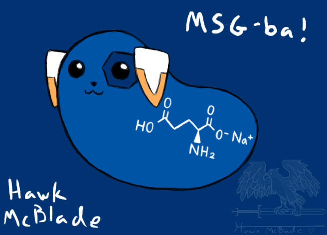 :3 canine dog e621 hawk_mcblade hexagon mameshiba mascot_contest molecule solo soybean watermark