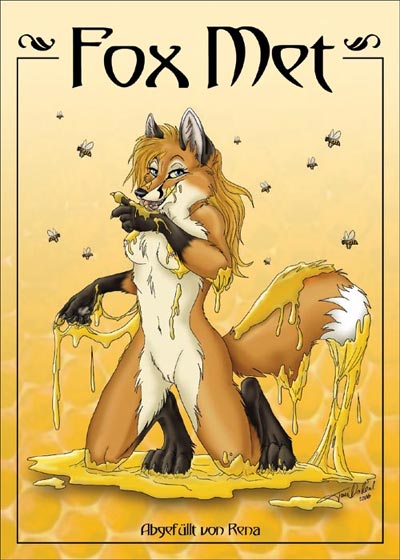 bees canine female fox fox_met honey nude pinup tail tani_da_real vixen