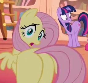 equine female feral fluttershy_(mlp) friendship_is_magic horn horse image_macro low_res mammal my_little_pony pegasus pony screencap twilight_sparkle_(mlp) unicorn unknown_artist wings