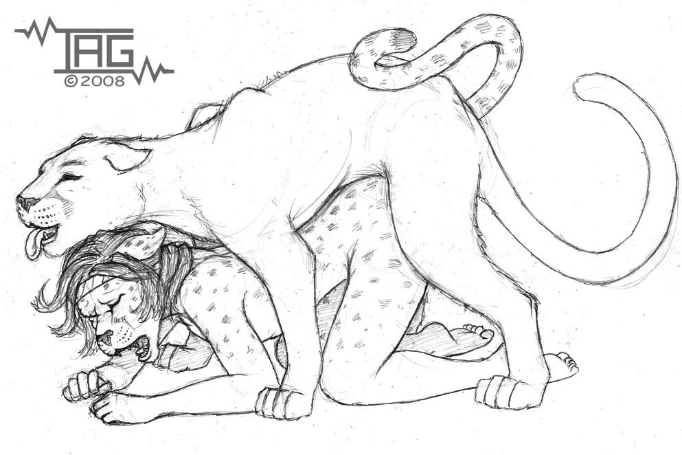 animal anthro_bestiality cougar feline feral gay interspecies khajiit male oblivion rile tarmas_rile the_elder_scrolls video_games