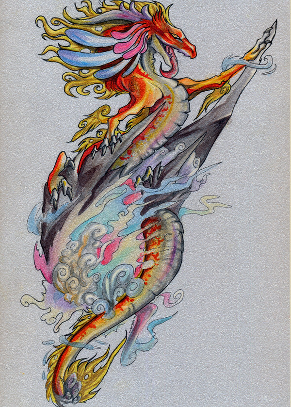 ambiguous_gender dragon feral horns pearleden scalie