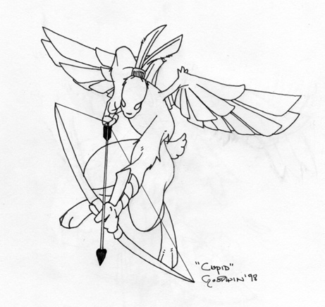 bow_(weapon) chris_goodwin cupid lagomorph male rabbit solo wings
