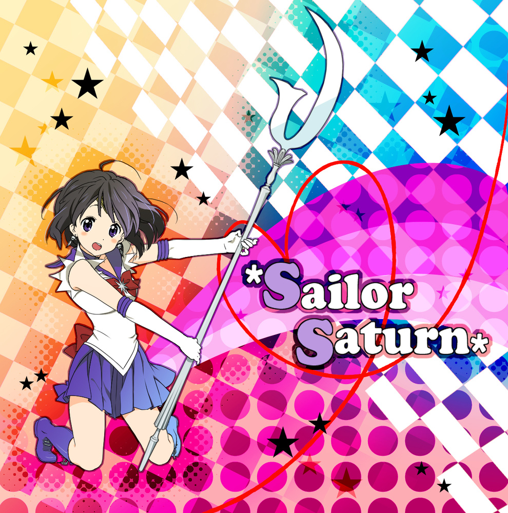 bishoujo_senshi_sailor_moon cosplay k-on! parody sailor_saturn sailor_saturn_(cosplay) shimizu_kyouko style_parody