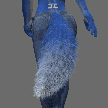 animated back butt canine female fox gif jeans krystal little_dragon solo star_fox tail video_games