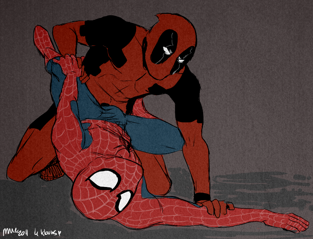 deadpool marvel peter_parker spider-man x-men