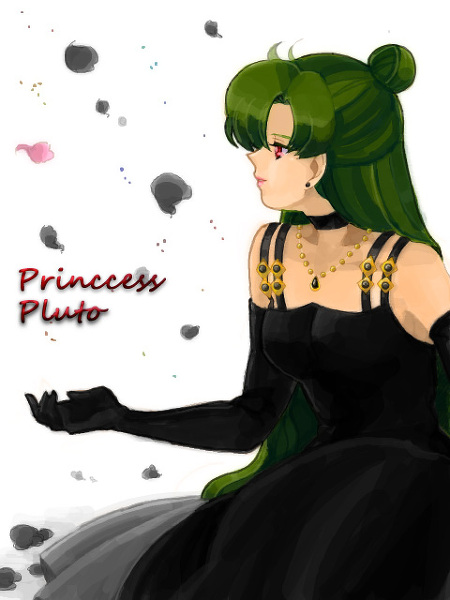 bishoujo_senshi_sailor_moon dress green_hair meiou_setsuna pixiv princess_pluto sailor_pluto