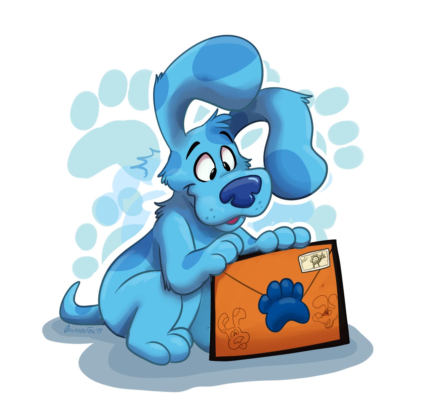 2019 blue's_clues blue_(blue's_clues) blue_fur by-nc-nd canid canine canis creative_commons domestic_dog fur mammal nickelodeon orlandofox
