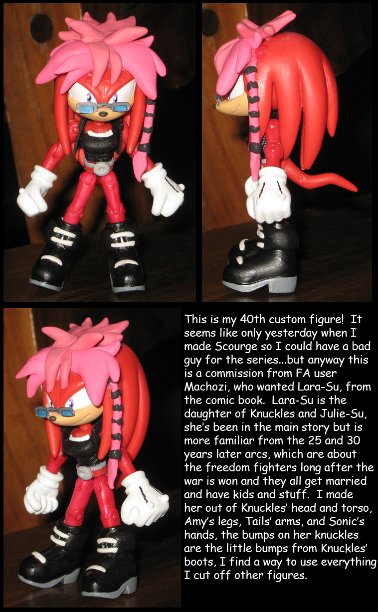 echidna female figurine hedgehog lara-su mammal sega sonic_(series) toy unknown_artist