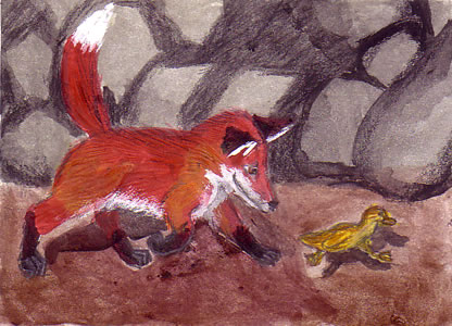 canine chase duck fenris_lorsrai feral fox imminent_rape
