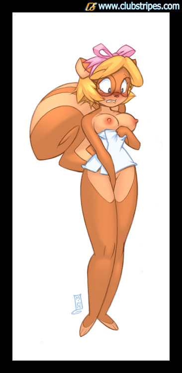 anthro covering covering_self female mammal miu nipples rodent solo squirrel tail towel wardrobe_malfunction