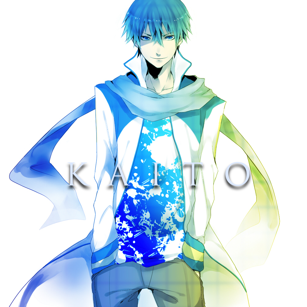 blue blue_scarf cline duplicate kaito male_focus scarf solo vocaloid