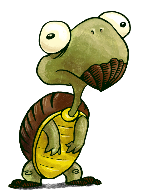 abstract beak cartoon confused green male shell solo sonderjen turtle
