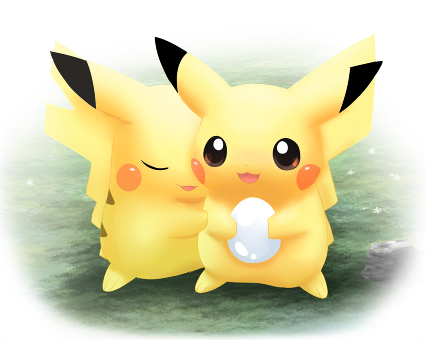cute egg pemyu pikachu pok&eacute;mon