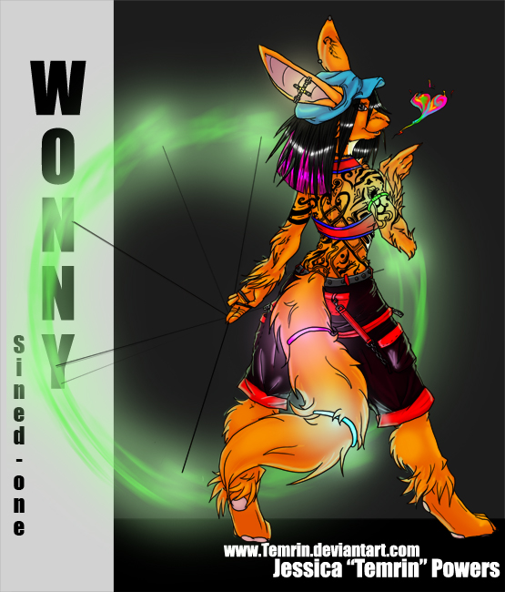 anthro glowing rave solo tail temrin