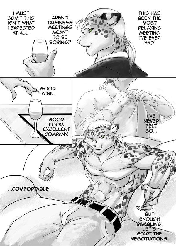 2009 comic dossun feline female male muscles straight unprofessional_behaviour wine